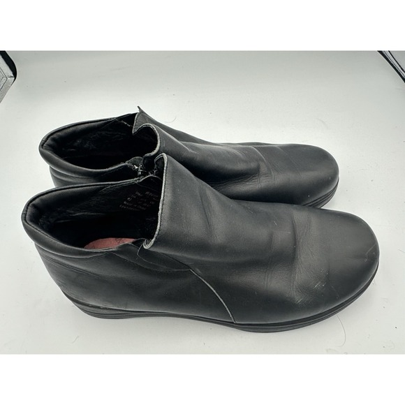 Propet Elite Walkers W9618 Steel-Shank Orthoped Orthotic Sz 9 Black Leather - Picture 1 of 10